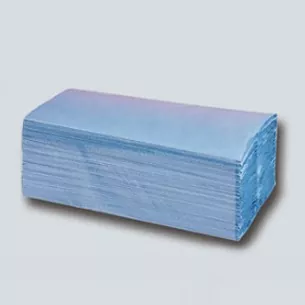 Blaue c-fache Handtücher