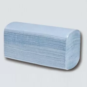 Blaue Z-fache Handtücher